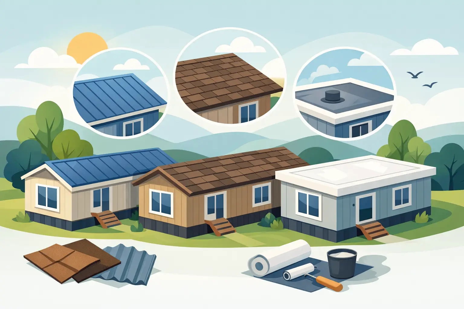Best Mobile Home Roof Over Options