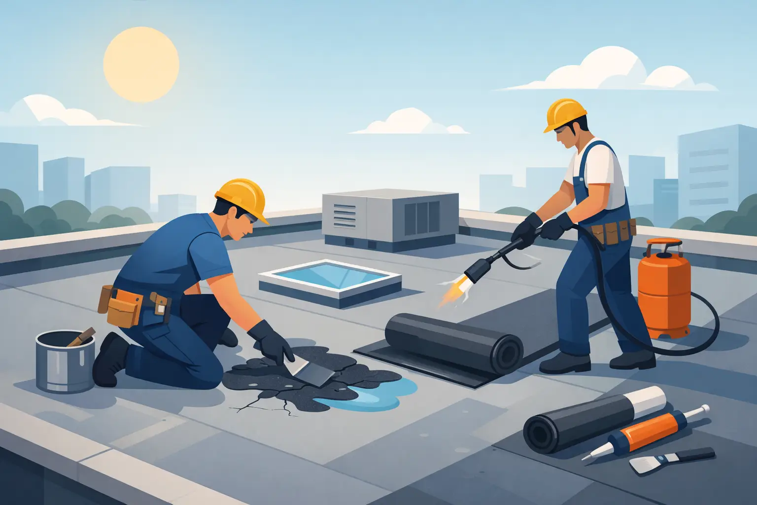 Can a Flat Roof Be Repaired? Yes, Often