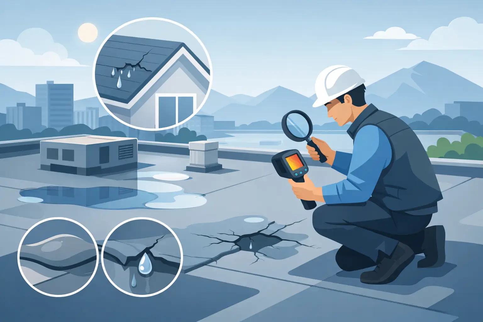 How to Spot Roof Membrane Damage Early